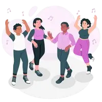 People dancing at a party